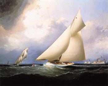 詹姆斯 E 巴特斯沃思 Puritan Leading Genesta, America's Cup 詹姆斯 E 巴特斯沃思 Puritan Leading Genesta, America's Cup